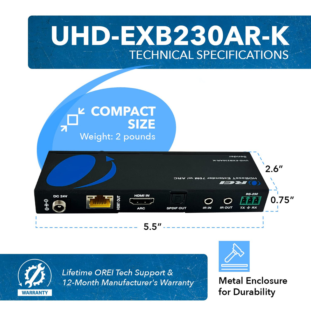OREI ARC audio output from HDMI to external system