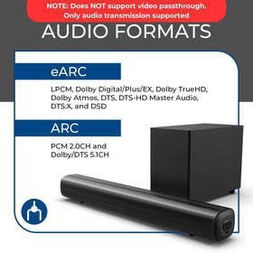 OREI ARC/eARC splitter using TV remote via CEC for easy volume control