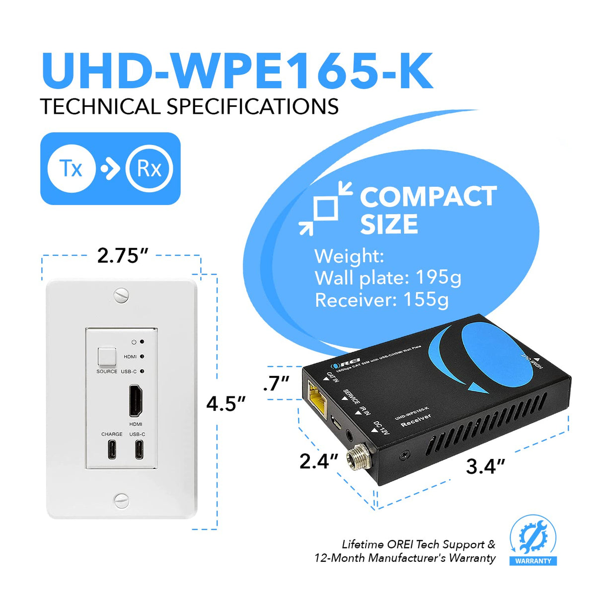 OREI bi-directional IR control enables convenient commands from source to display