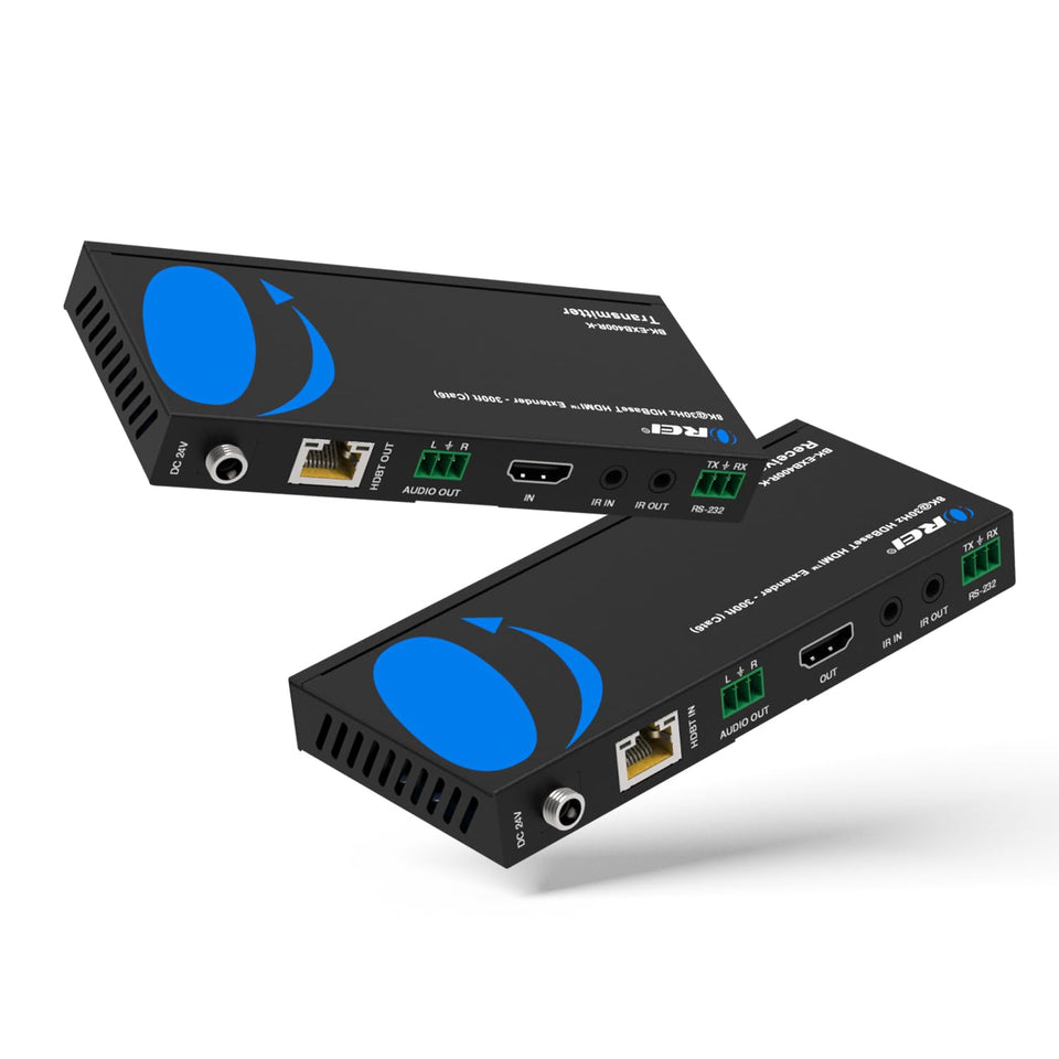 OREI BK-EXB400R-K transmitter enables long-range 4K HDMI transmission with zero latency.