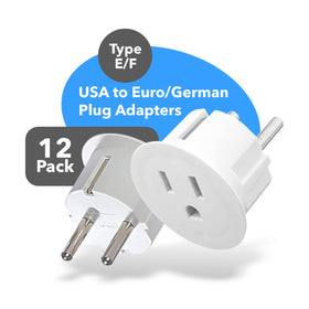 OREI compact travel plug adapter ideal for on-the-go charging.