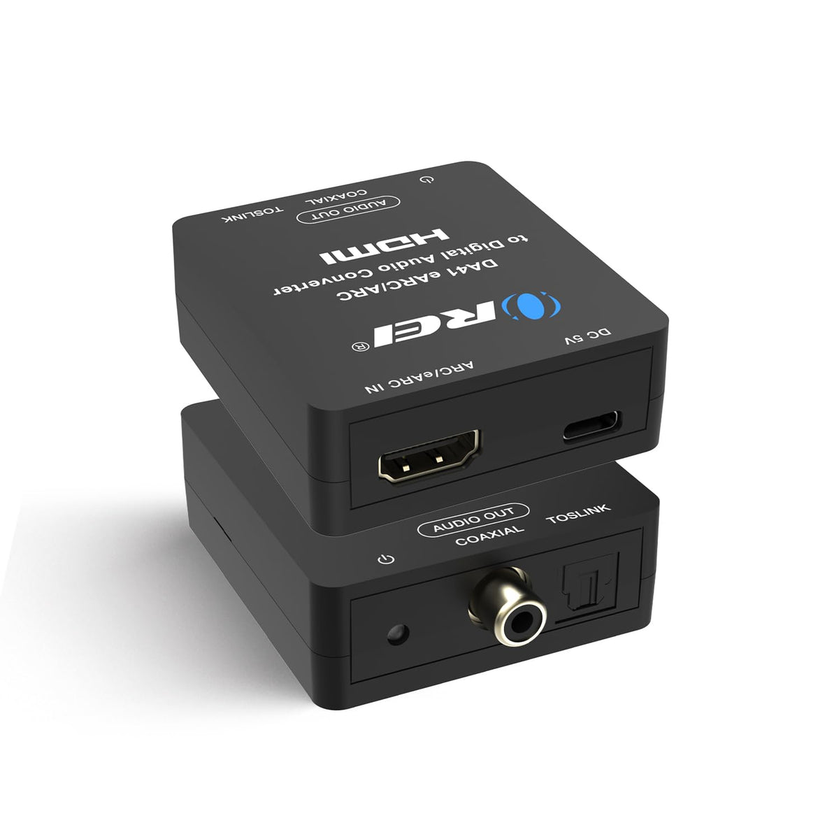 OREI DA41 front view showing compact design for simple TV setup