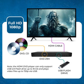OREI compact DVD player design, lightweight and portable for travel setups.