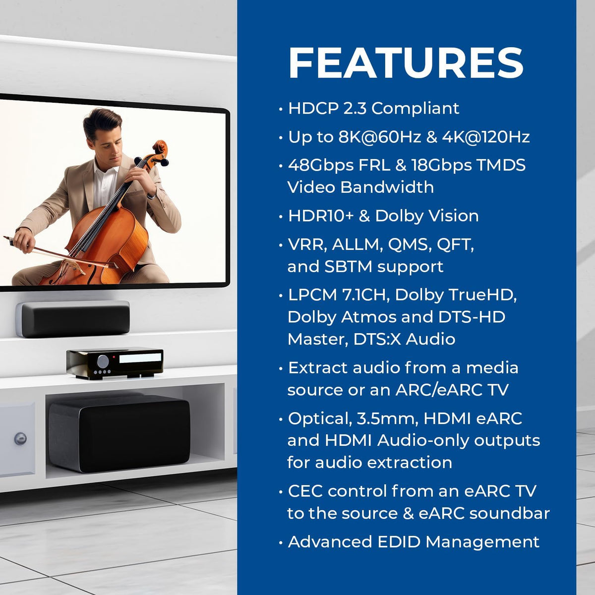 Warranty included—reliable support with the BK-931 audio extractor