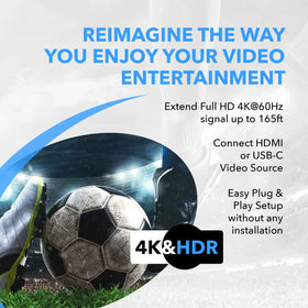 OREI versatile HDMI USB-C extender for flexible device compatibility