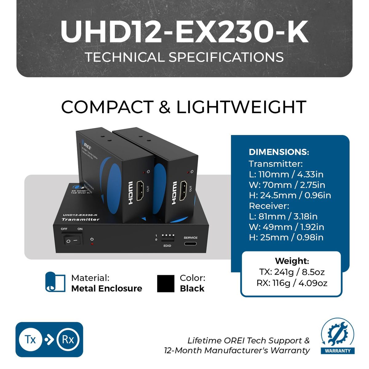 OREI EDID management ensures compatible display settings