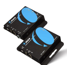OREI extender front panel showing connectors and status lights for easy setup and reliability