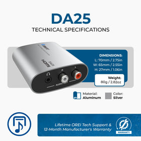 OREI HDMI ARC audio extractor power switch on