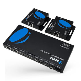 OREI HDMI extender sender enabling long-distance 4K distribution over Cat6
