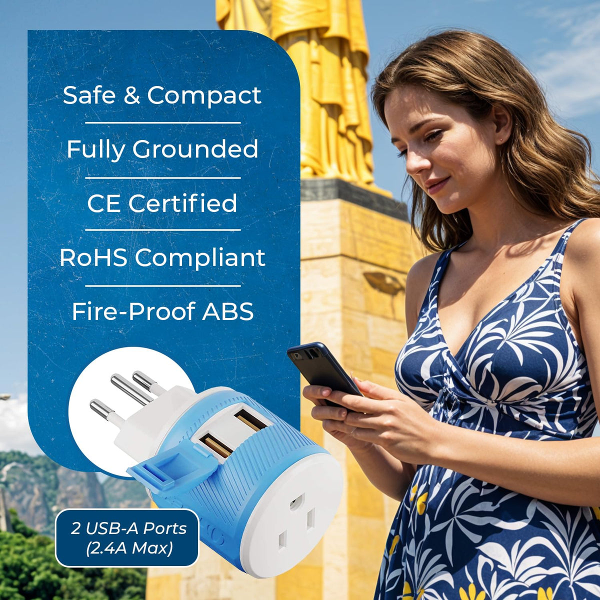 OREI limited lifetime warranty adds assurance for frequent travelers.