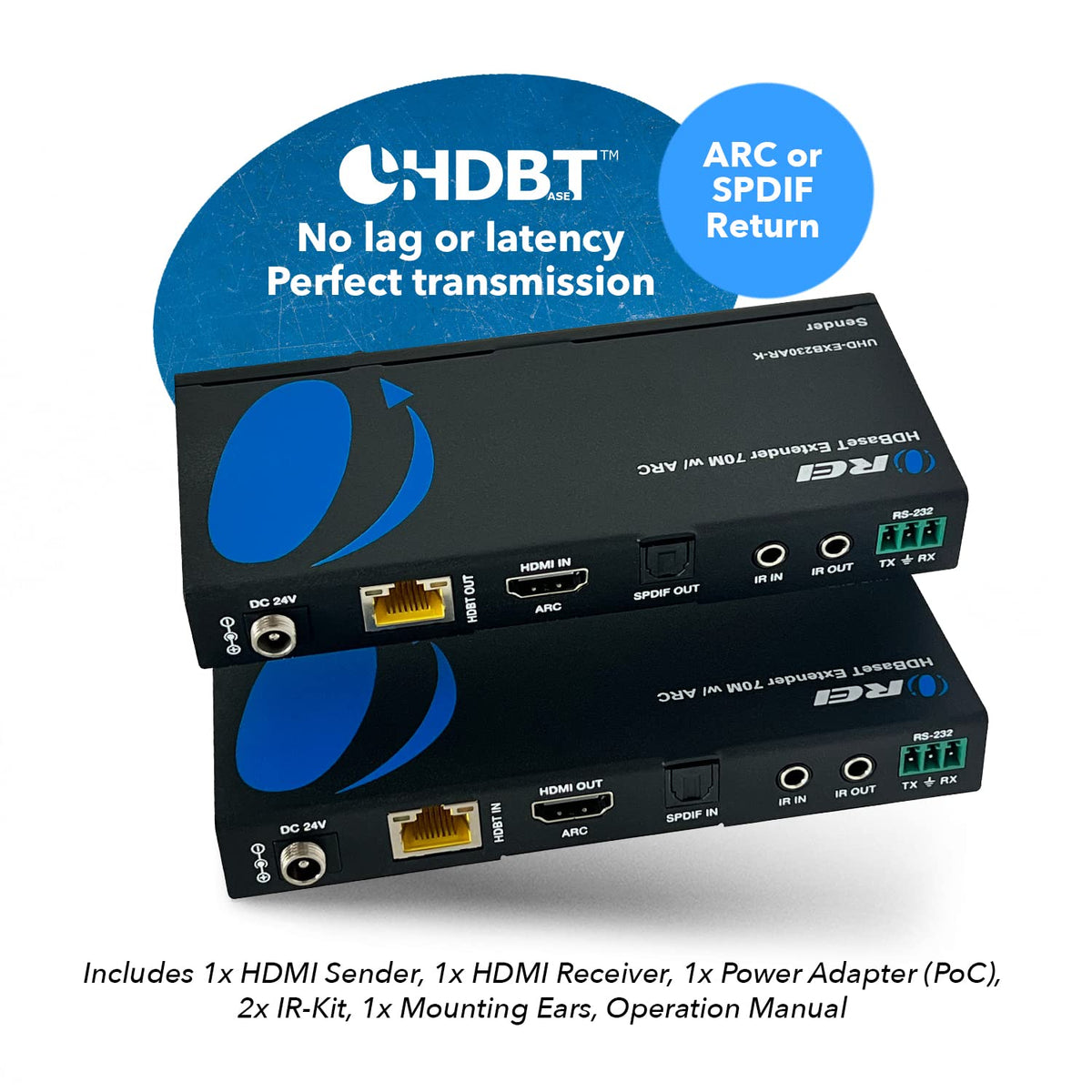 OREI RS-232 control port for system integration