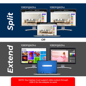 OREI SplitExtend dual HDMI outputs enable 4K and extended desktop setups.