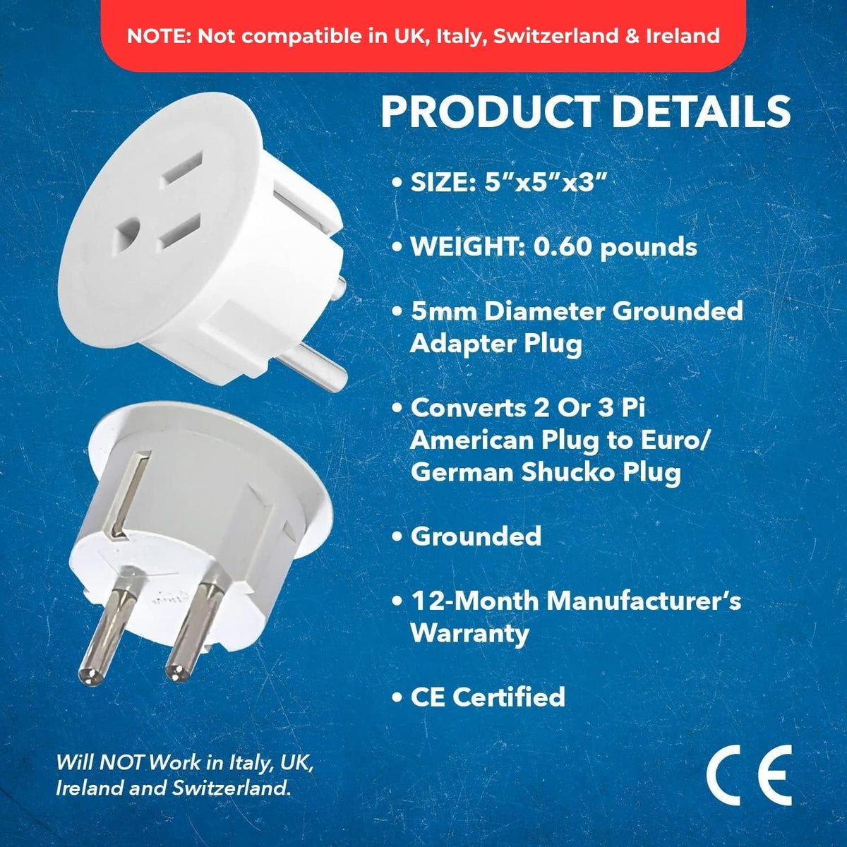 OREI compact travel-friendly design fits in bags and pockets.