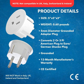 OREI compact travel-friendly design fits in bags and pockets.