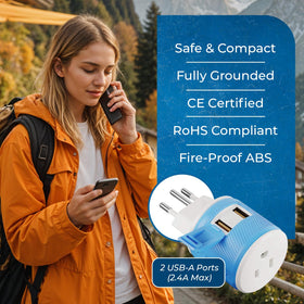 High power capacity up to 3000W supports multiple devices.