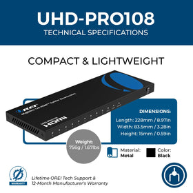 Compact splitter in use delivers crisp visuals across multiple TVs