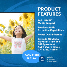 OREI UHD18-EX115-K EDID management ensures compatible display startup