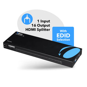 OREI UHDS-1016 1-in-16-out layout ideal for bars and classrooms.