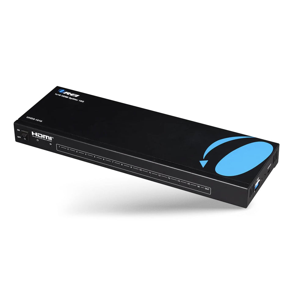 OREI UHDS-1016 front view shows compact design for multi-display setups.