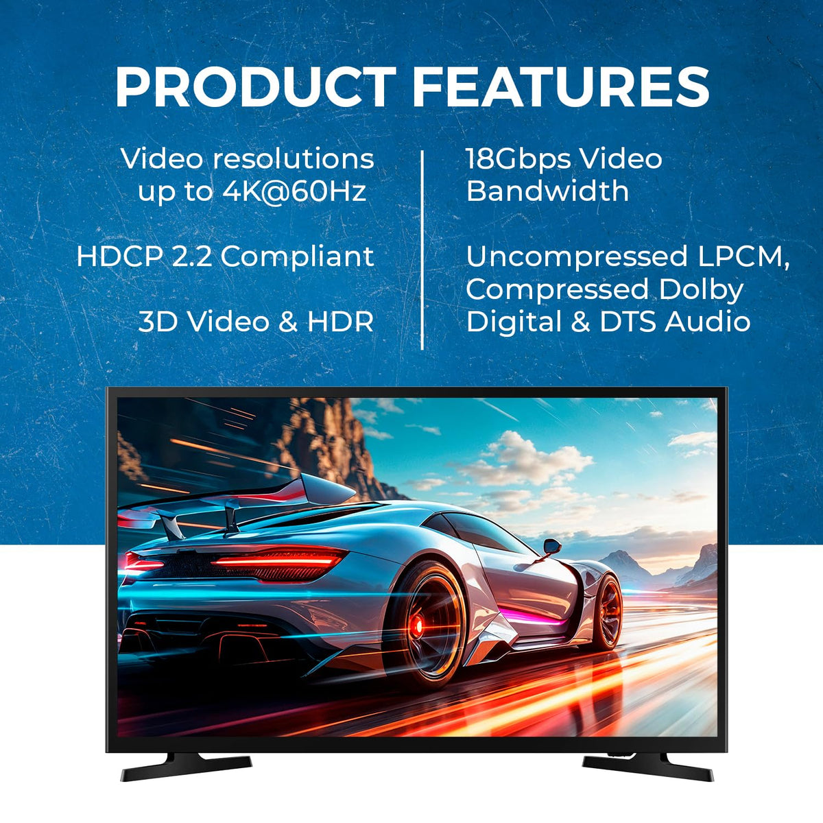 Includes power supply and manual for straightforward installation