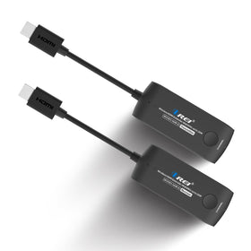 OREI wireless HDMI extender transmitter enabling 4K on a large screen.