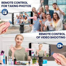 Oresoc remote held in hand demonstrating one-handed comfort and reach