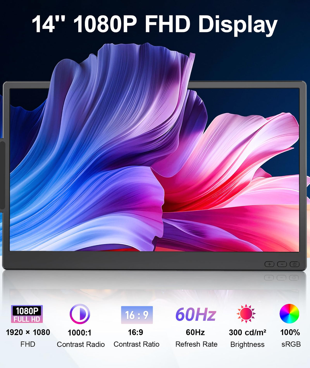 Orfibz connected via USB-C to laptop for instant plug-and-play productivity