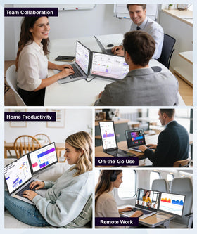 Orfibz in use on laptop at desk improving multitasking and workflow