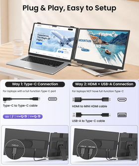 Orfibz single-cable setup reduces clutter and simplifies connections.