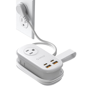 ORICO front view showing all ports and compact design for convenient travel