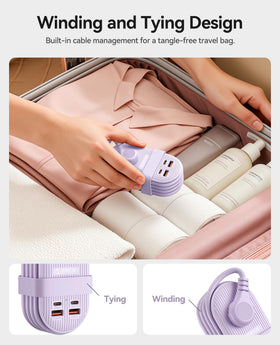ORICO close-up of AC outlets demonstrating versatile device power options