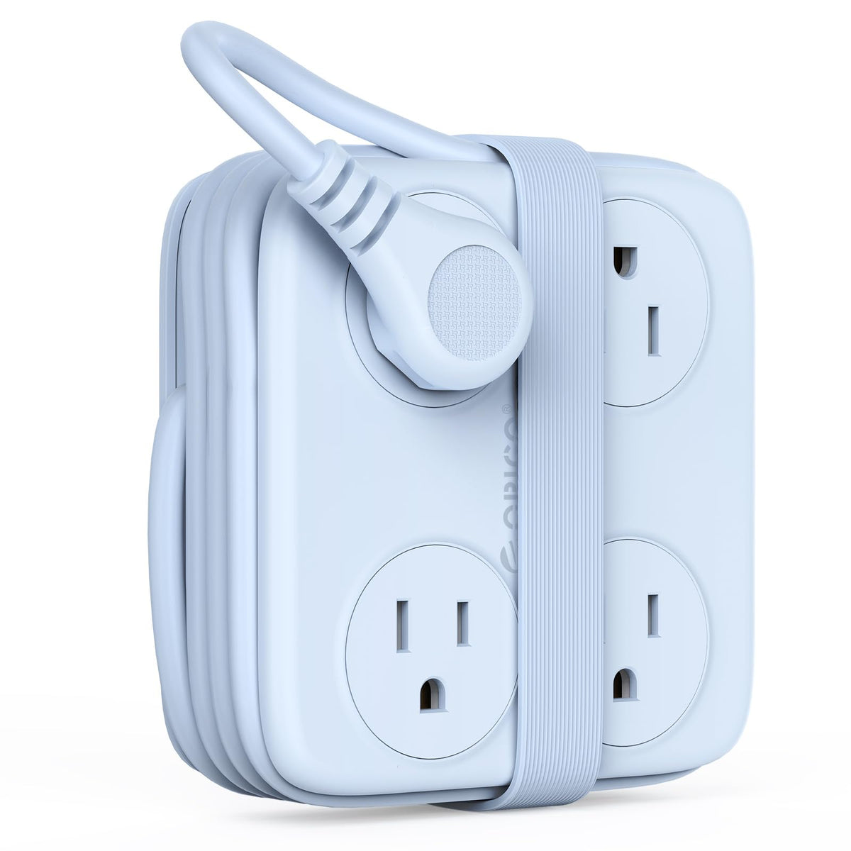 ORICO AP3 PRO 5ft extension cord powering a tidy desk setup