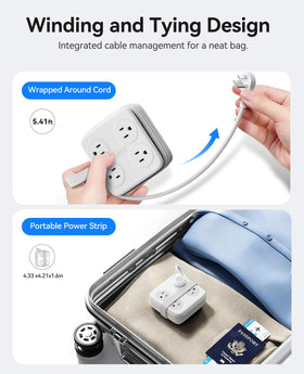 ORICO AP3 PRO 8-outlet USB power hub powering multiple devices at once.