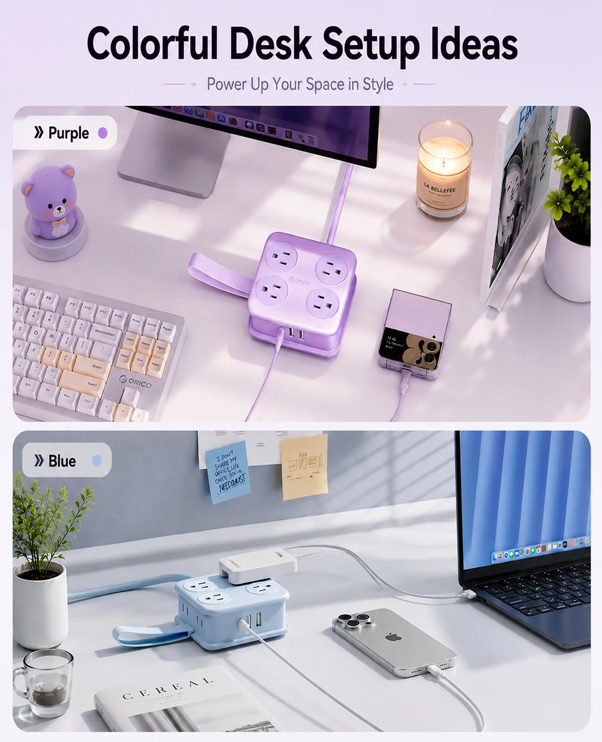 ORICO AP3 PRO compact size is ideal for travel and dorm use