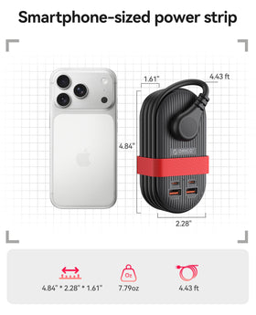 ORICO cable winding design keeps cords organized and tangle-free