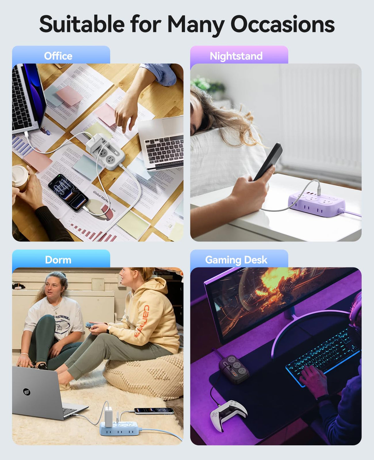 ORICO compact design helps keep desks tidy and organized