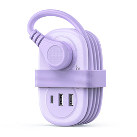 Wrap-and-go power solution keeps cords organized on the go