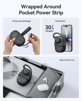 ORICO wrap-around design keeps your gear organized in tight spaces.