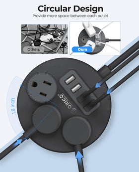 ORICO cord and label detail highlighting flame-retardant materials and safety