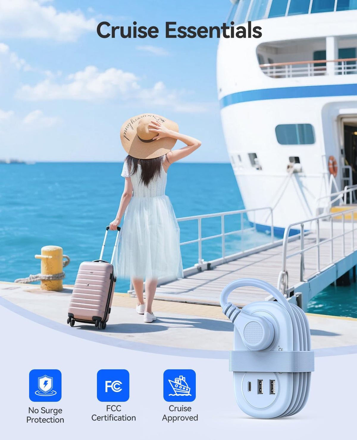 ORICO USB ports enable convenient bedside charging