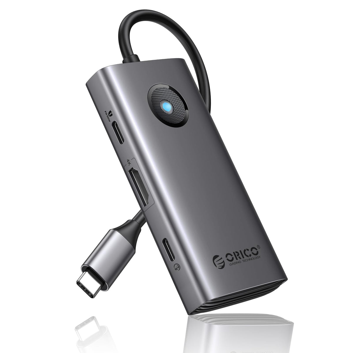 ORICO Sleek metal finish dock showcasing premium design and durability