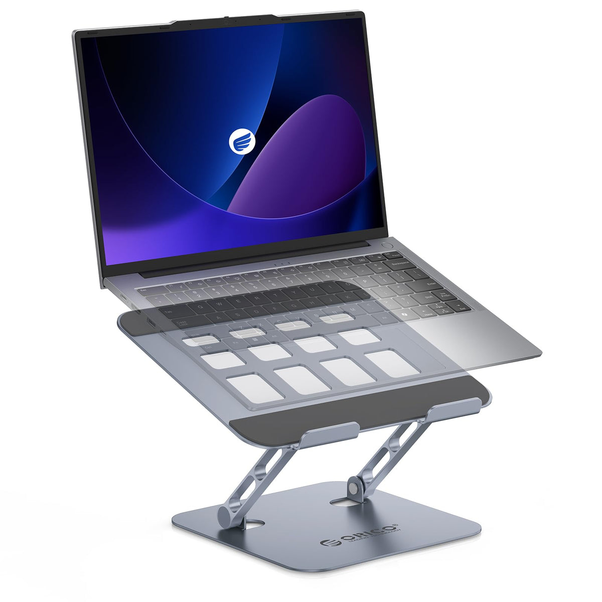 ORICO ST11 ergonomic laptop stand with adjustable height for improved viewing comfort
