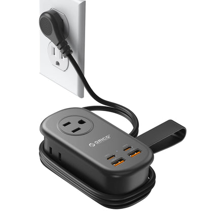 ORICO front view showing ports and compact design for efficient charging