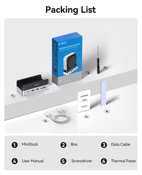 ORICO MiniDock M4 cable management and overall organization