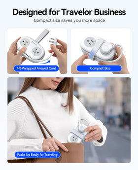 ORICO multi-device travel setup for phones, tablets, and laptop charging