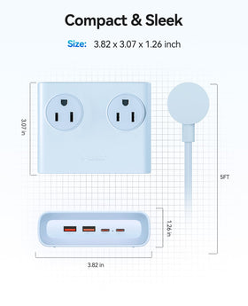 ORICO Power Brick colors black white blue purple for stylish offices