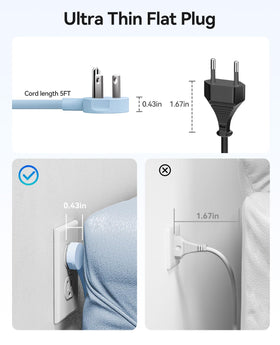 ORICO Power Brick 5ft extension cord supports flexible desktop setups