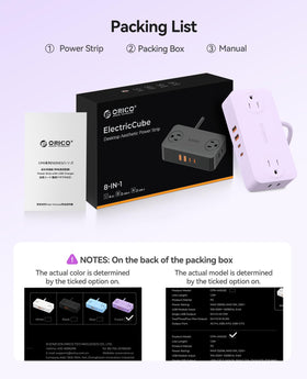 ORICO overload protection purple feature guards connected devices from surges