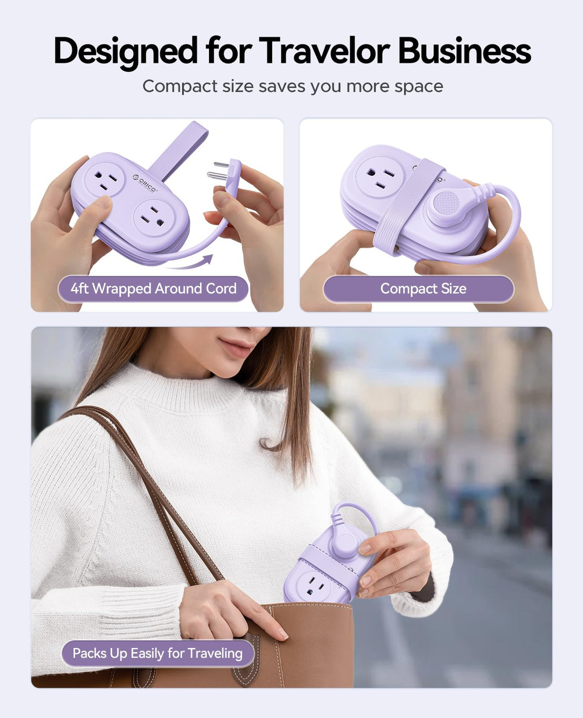 Cruise-friendly extension without surge protection simplifies packing.