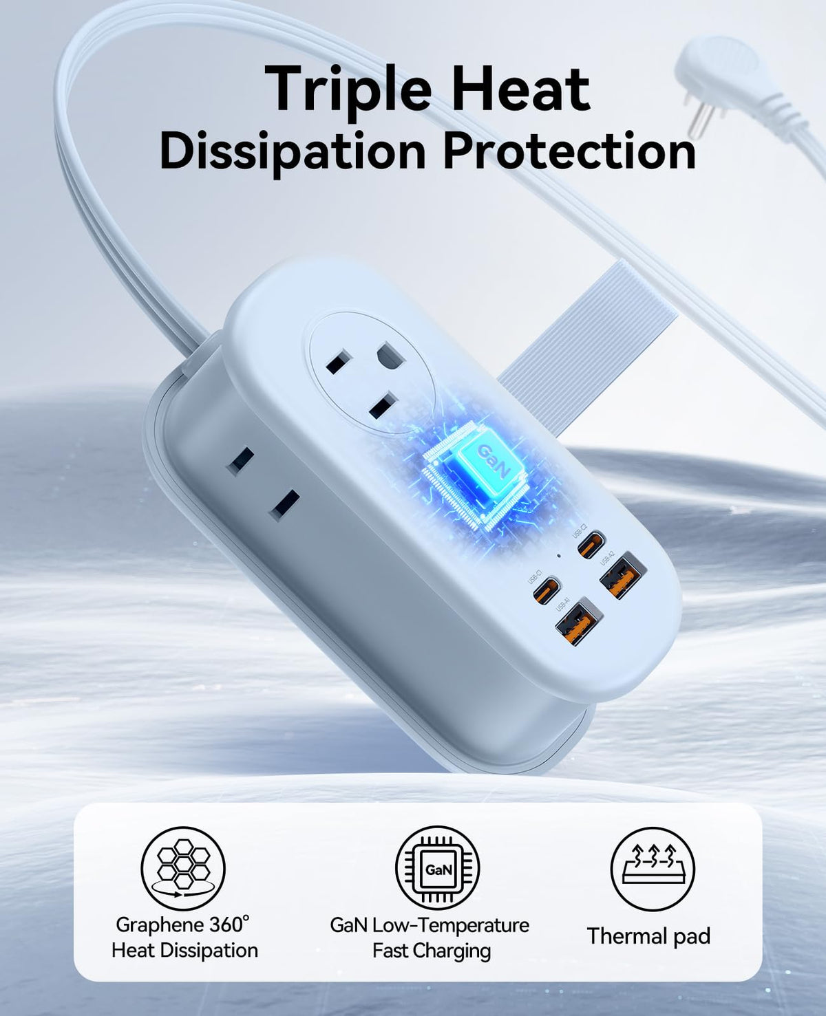 ORICO held in hand to show compact size and portability for travelers